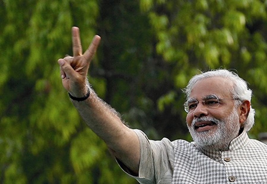 Hindu nationalist Narendra Modi, the prime ministerial candidate for India’s main opposition Bharatiya Janata Party.